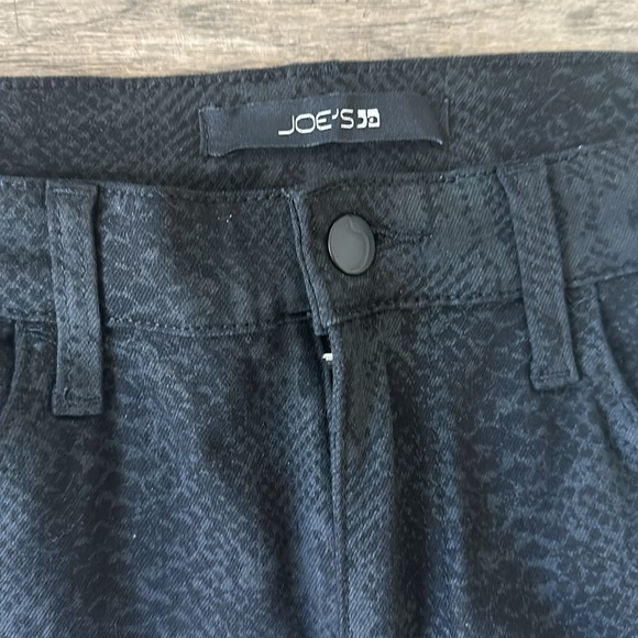 New with tags Joe’s Jeans black python print high rise skinny ankle jeans - Picture 4 of 5